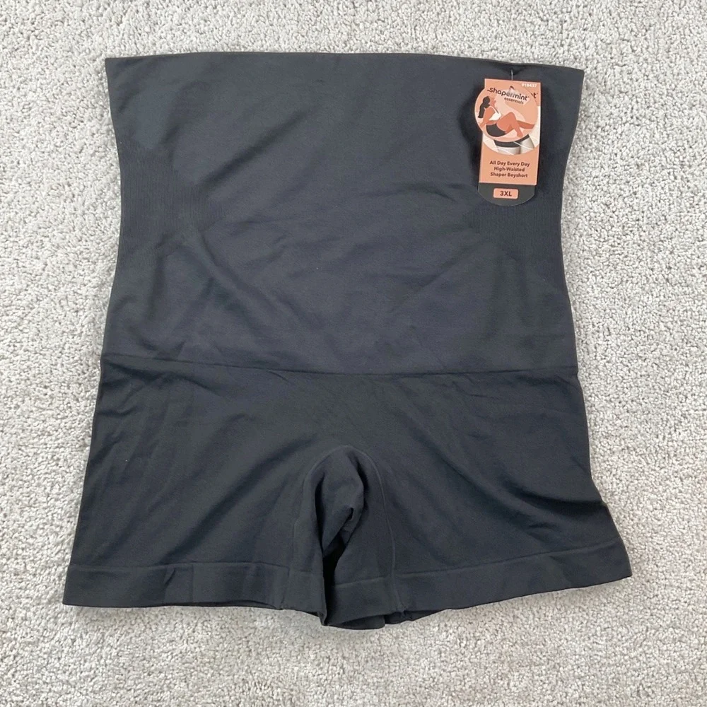Shapermint Essentials‎ High-Waisted Shaper Boyshort Black 3XL NWT